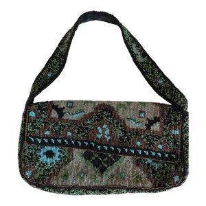 Christiana Vintage Beaded Multi color shoulder bag
